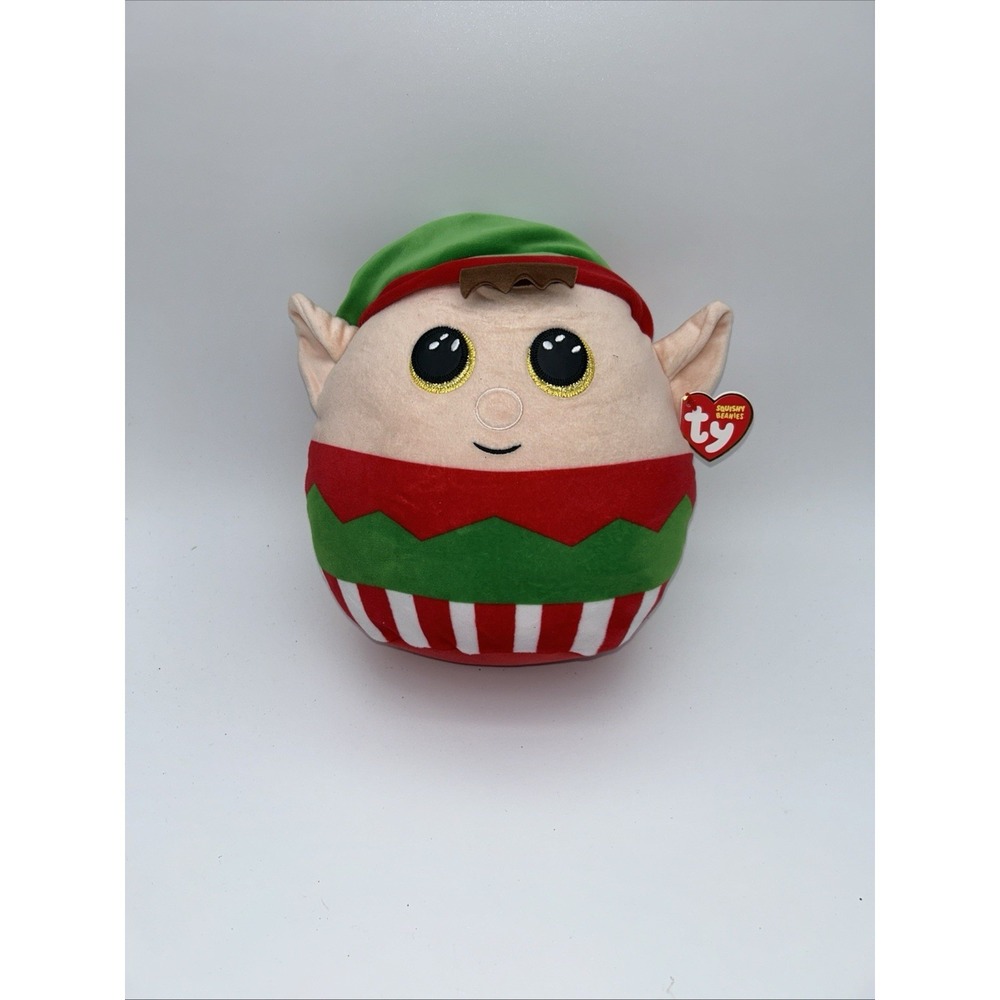 Thai‎ Squishy Beanies Christmas Elf New Tag